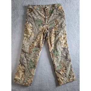 Duxbak Pants Mens 37x30.5 Camo Quilted Lined Hunting Insulated‎ Outdoors Camp